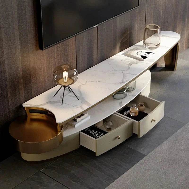 Luxury European TV Stand – Elegant Living Room TV Table & Salon Furniture - Nic's Electronics