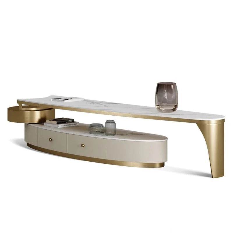 Luxury European TV Stand – Elegant Living Room TV Table & Salon Furniture - Nic's Electronics