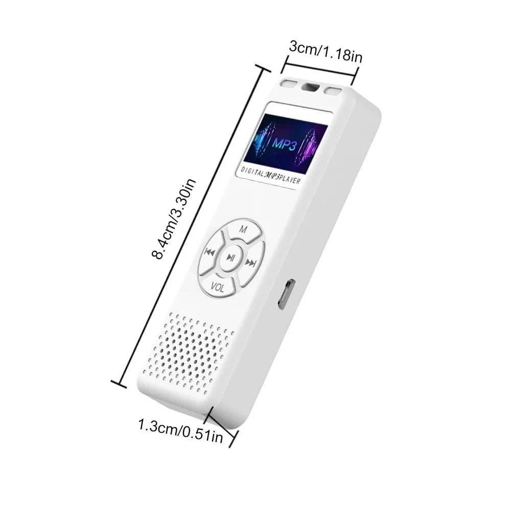Mini Digital Voice Recorder with MP3 Player and FM Radio - Nic's Electronics