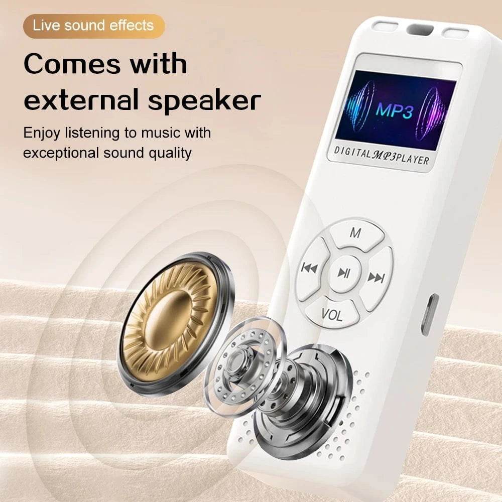 Mini Digital Voice Recorder with MP3 Player and FM Radio - Nic's Electronics