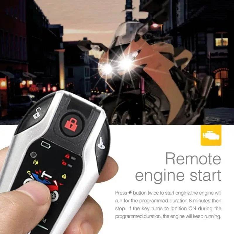Motorbike Two-Way Alarm with Remote Start - Nic's Electronics