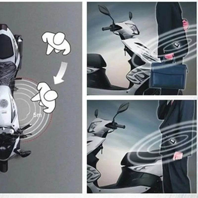 Motorbike Two-Way Alarm with Remote Start - Nic's Electronics