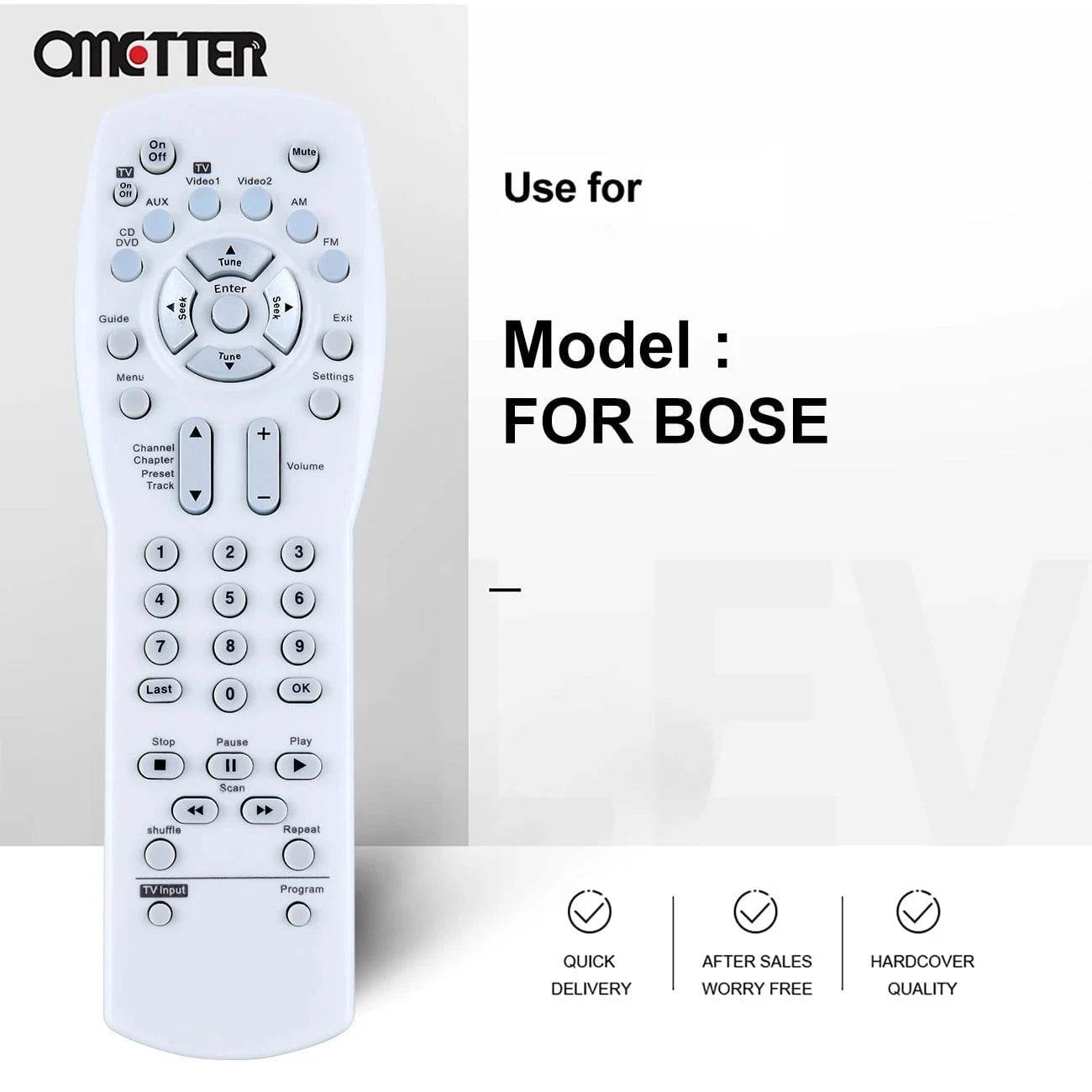 Replacement Remote for Bose 3-2-1 Series I/II/III Media Center - Nic's Electronics