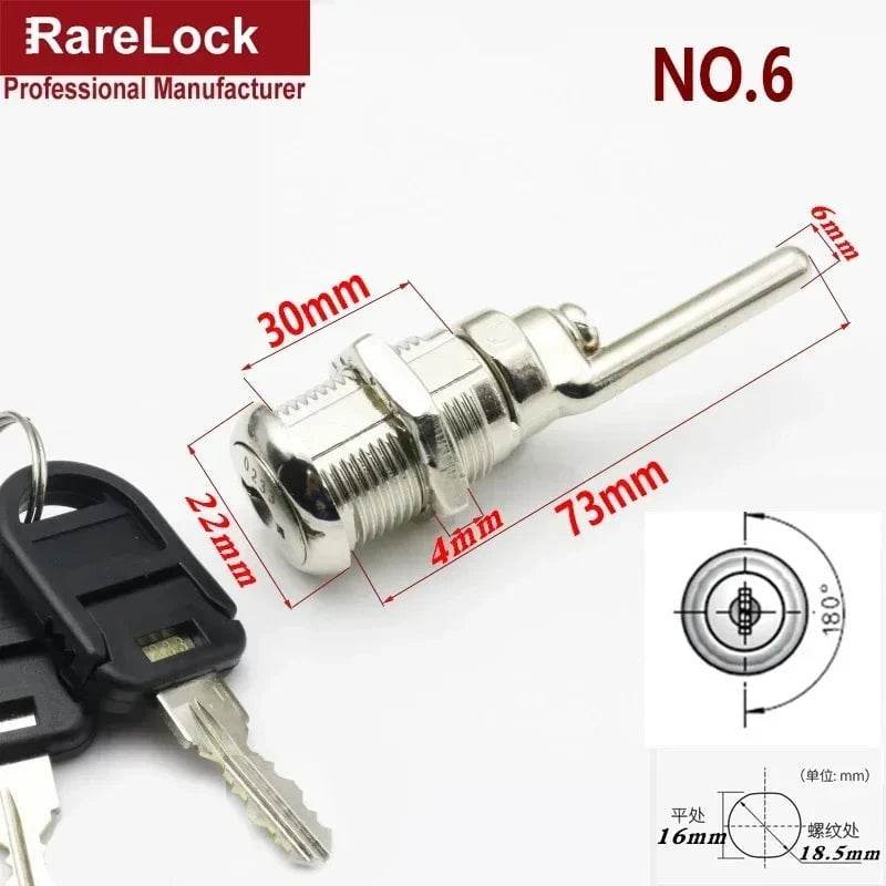 Rarelock MMS352 G1 Cabinet & Drawer Lock with 2 Keys - Nic's Electronics