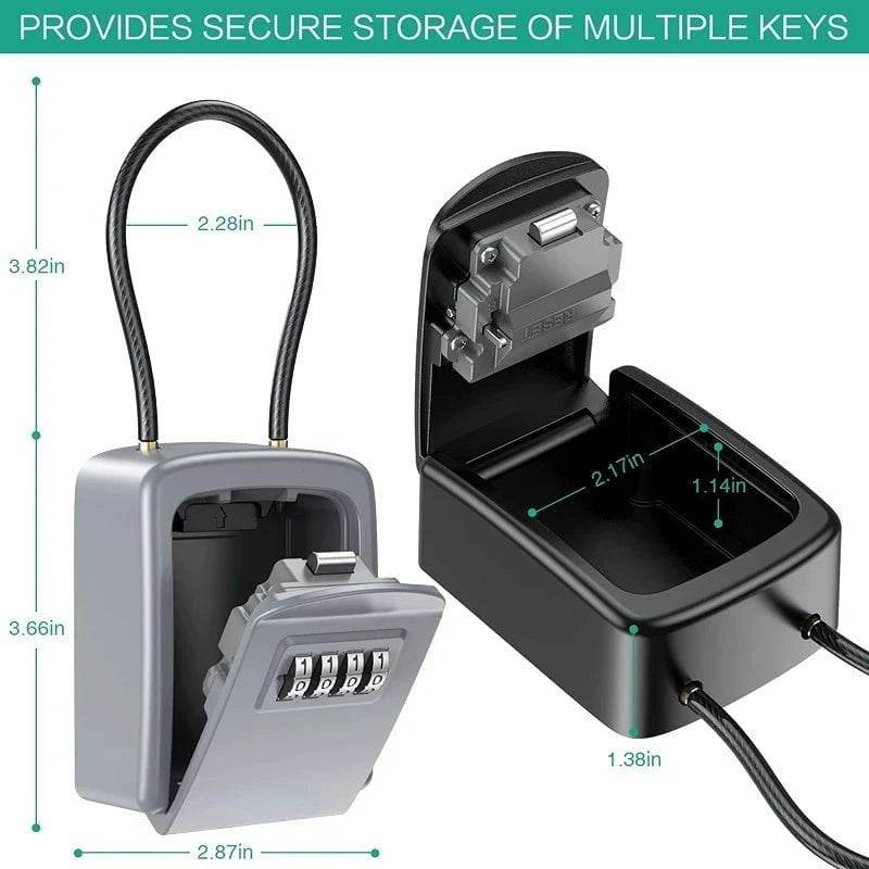 Keyless Wall Mount Lock Box for Home & Security - Nic's Electronics