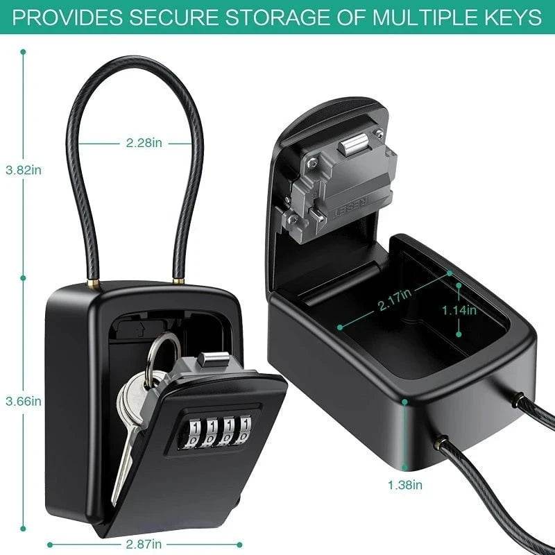 Keyless Wall Mount Lock Box for Home & Security - Nic's Electronics