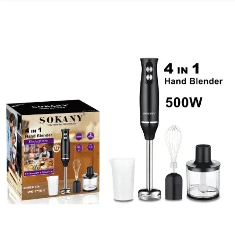 4-in-1 Handheld Immersion Blender with Baby Food Maker - Nic's Electronics