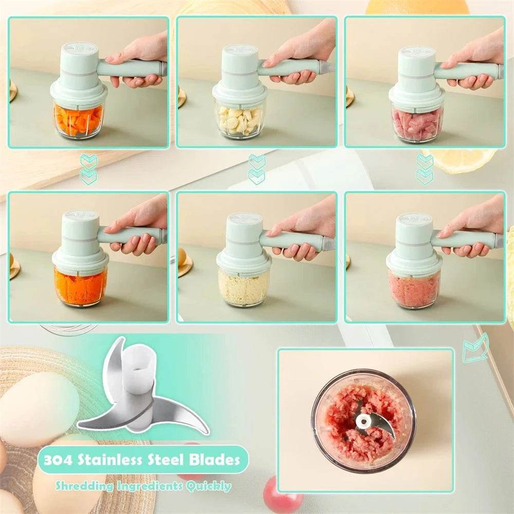 Portable Hand Mixer Set with Blender, Frother & Beater - Nic's Electronics