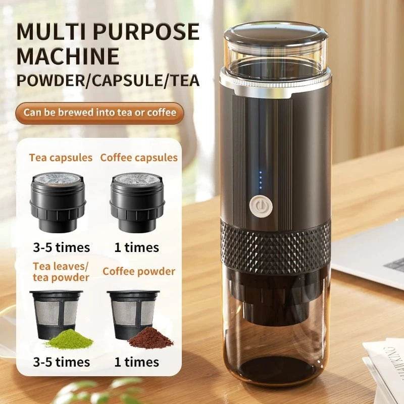 Portable Coffee Machine for Capsule & Ground Coffee - Nic's Electronics