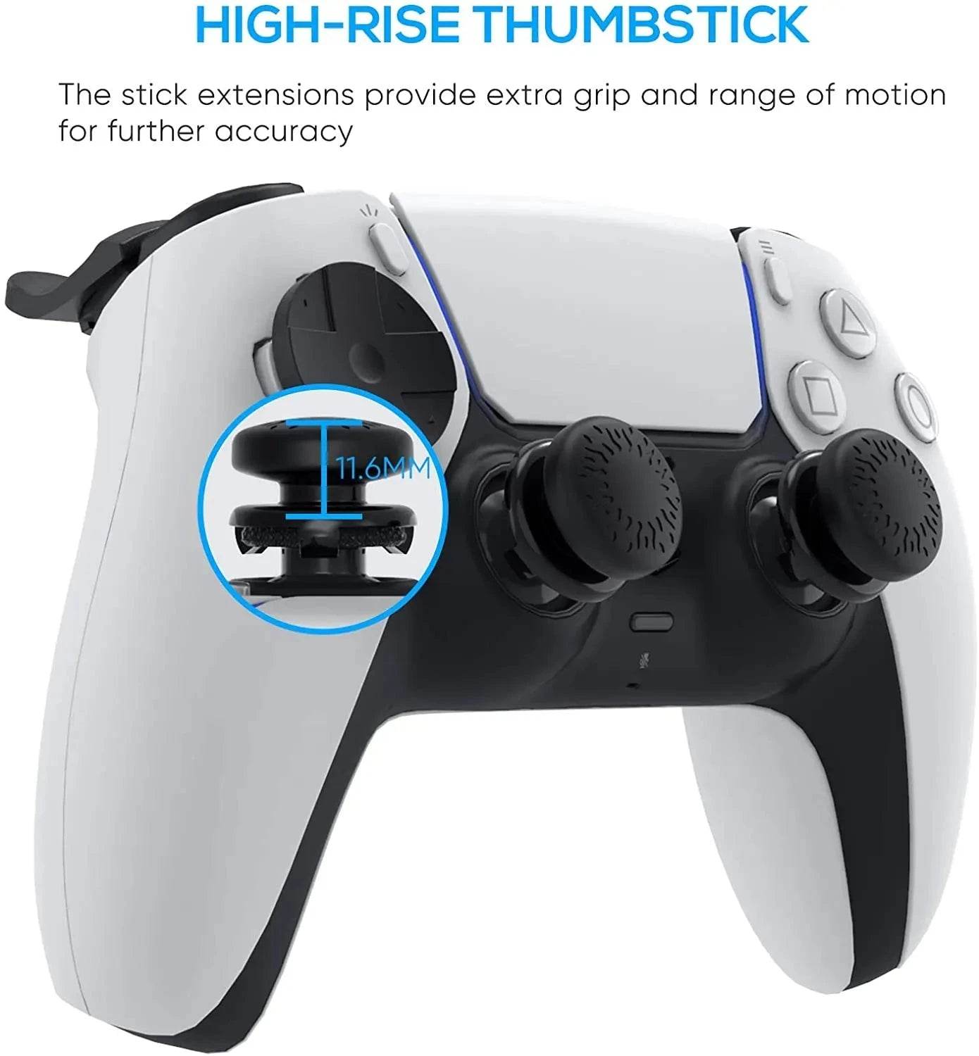 PS5 Accessory Kit – Thumb Grips, Trigger Extenders & D-Pad for DualSense - Nic's Electronics