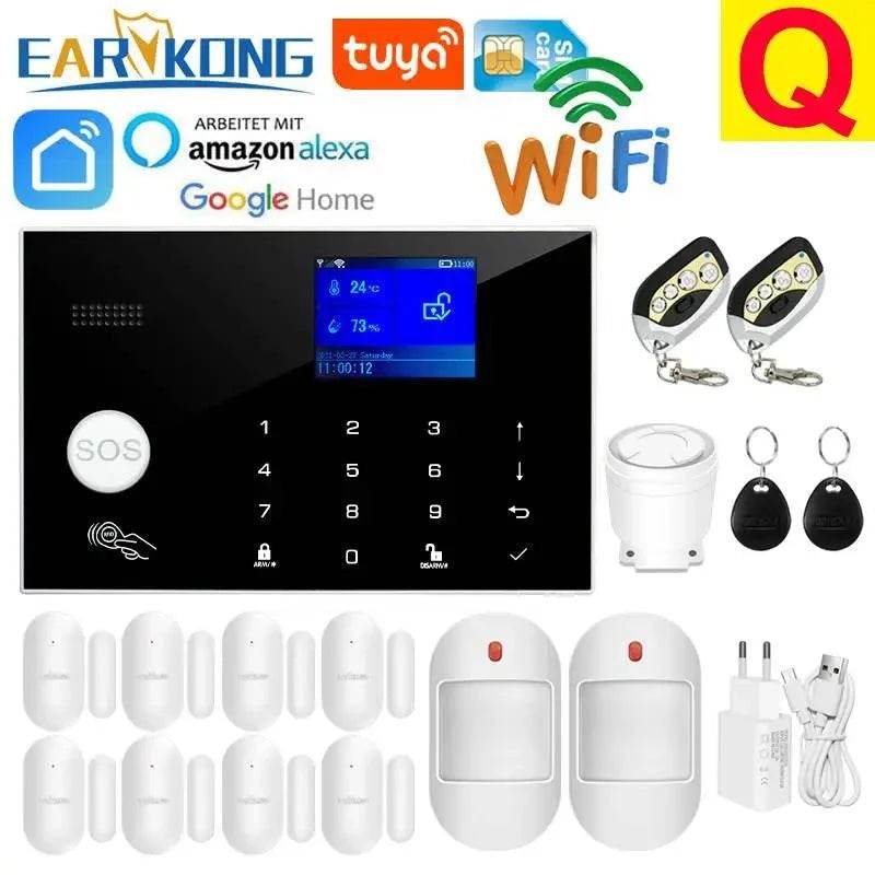 WiFi GSM Home Security Alarm System with Alexa & RFID - Nic's Electronics