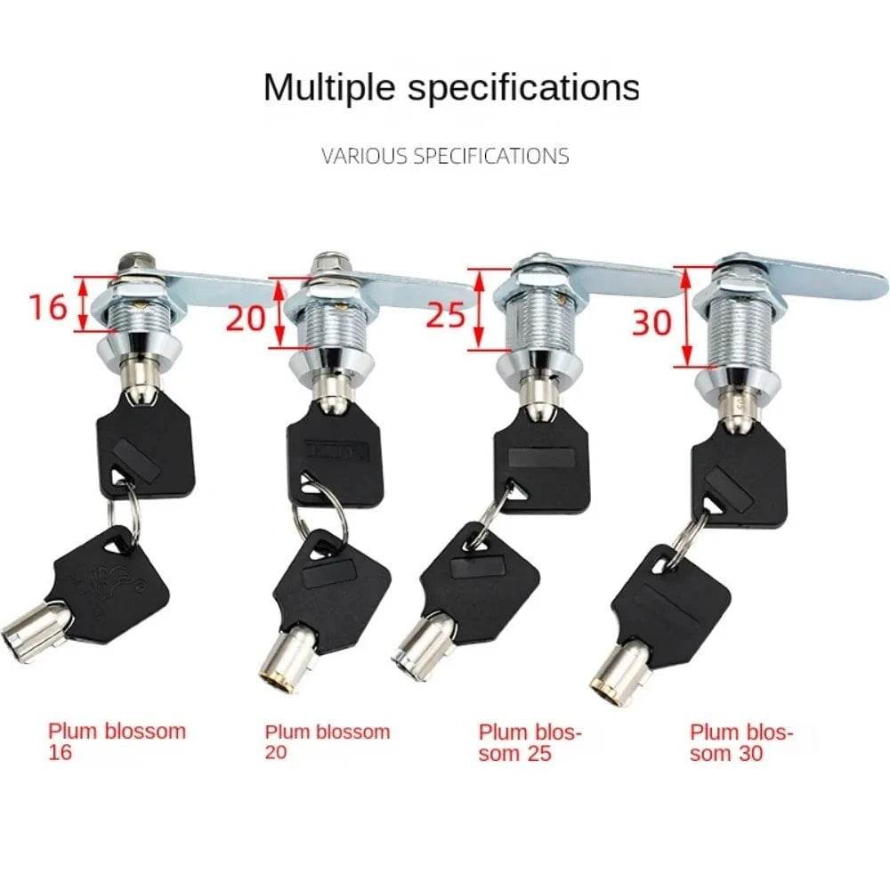 Safe Deposit Box Lock with Keys for Cabinets & Desks - Nic's Electronics