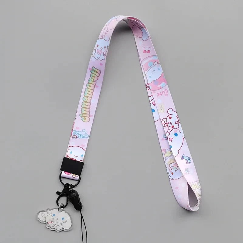 Nic's Electronics saniro characters04 / >40cm Cute Sanrio Characters Cosplay Accessories Cartoon Neck Strap Lanyard with Phone Strap and Card Holder