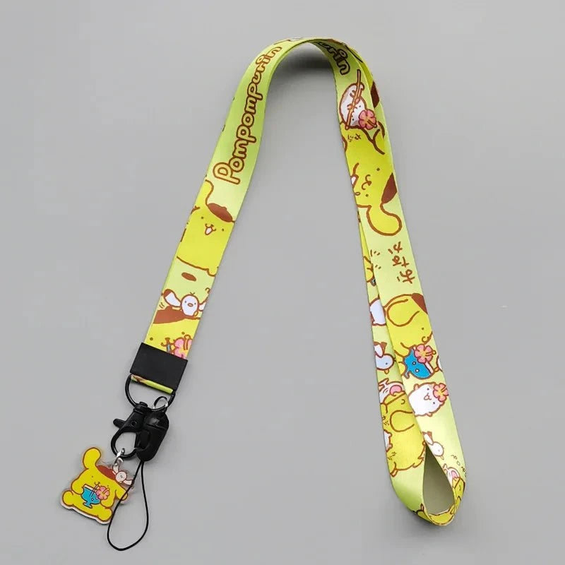 Nic's Electronics saniro characters09 / >40cm Cute Sanrio Characters Cosplay Accessories Cartoon Neck Strap Lanyard with Phone Strap and Card Holder