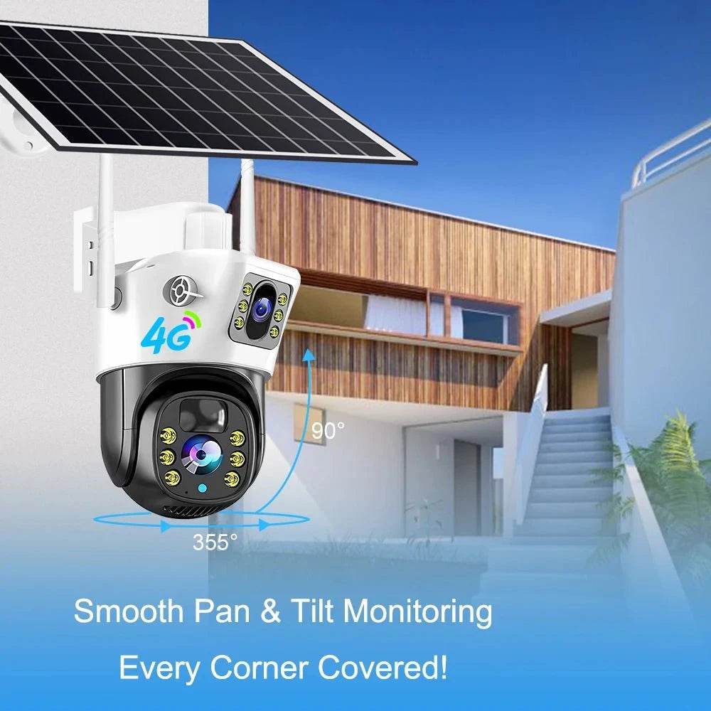 V380 Pro 4G Solar Security Camera with PIR Human Detect - Nic's Electronics