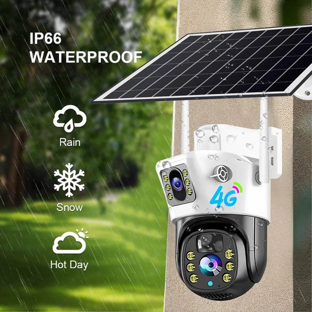V380 Pro 4G Solar Security Camera with PIR Human Detect - Nic's Electronics