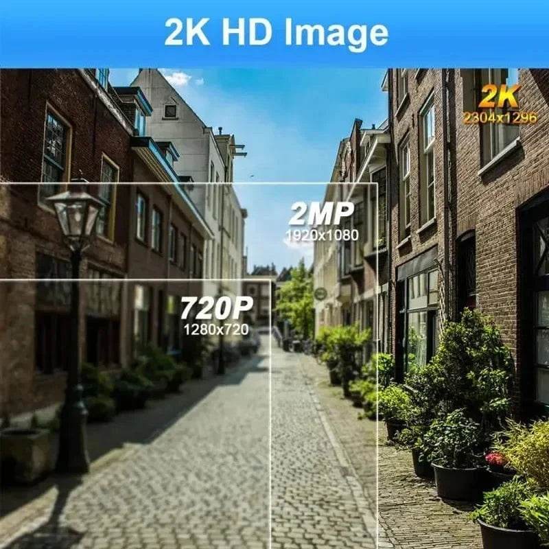 2K 3MP Wireless Outdoor Security Camera with Spotlight & Siren - Nic's Electronics