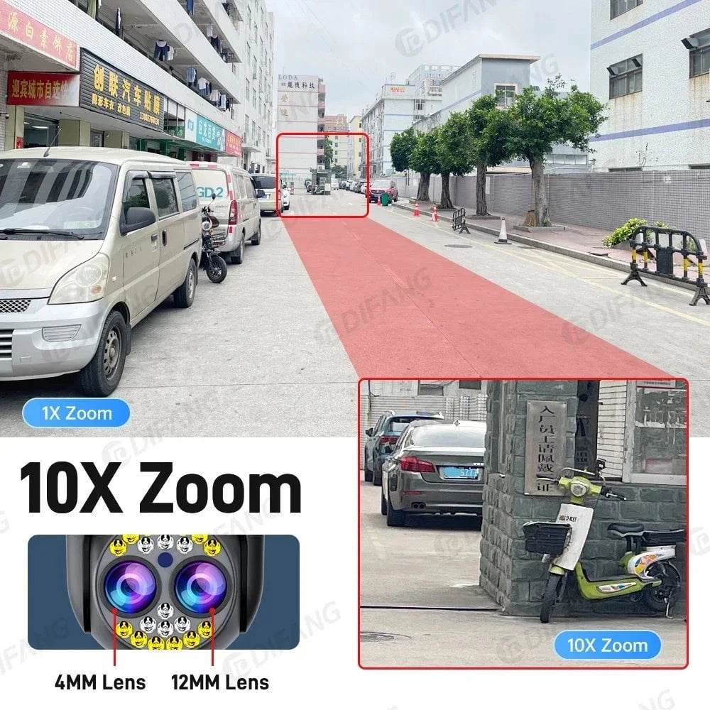 Outdoor 8K 16MP Security Camera with AI & WiFi - Nic's Electronics