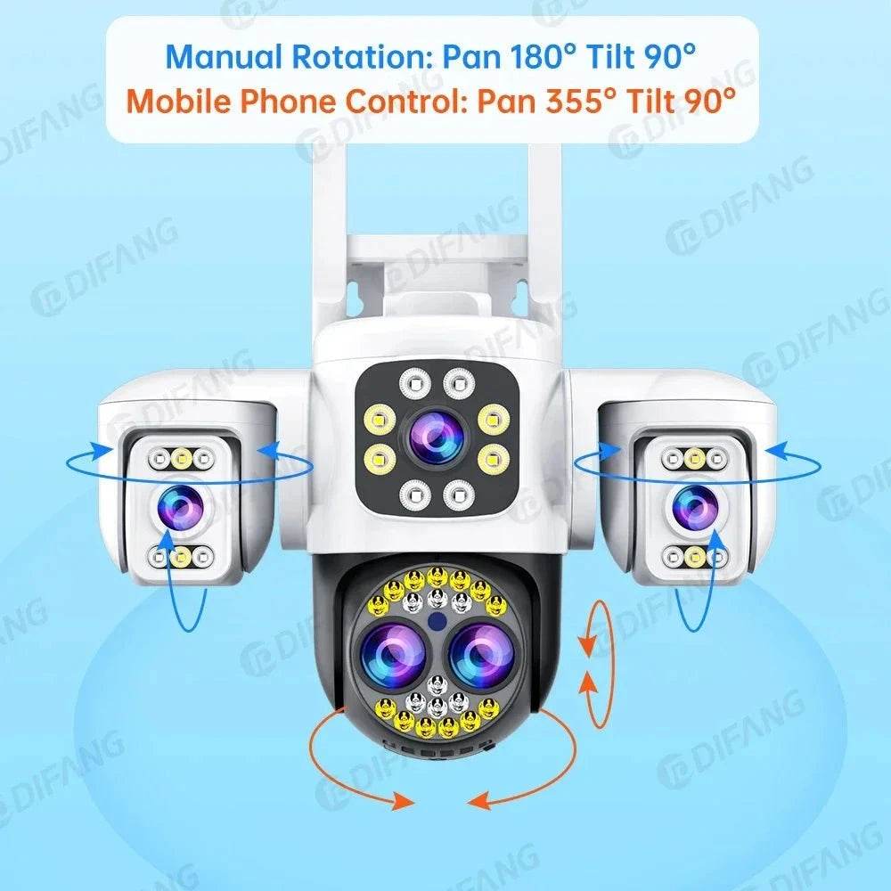 Outdoor 8K 16MP Security Camera with AI & WiFi - Nic's Electronics