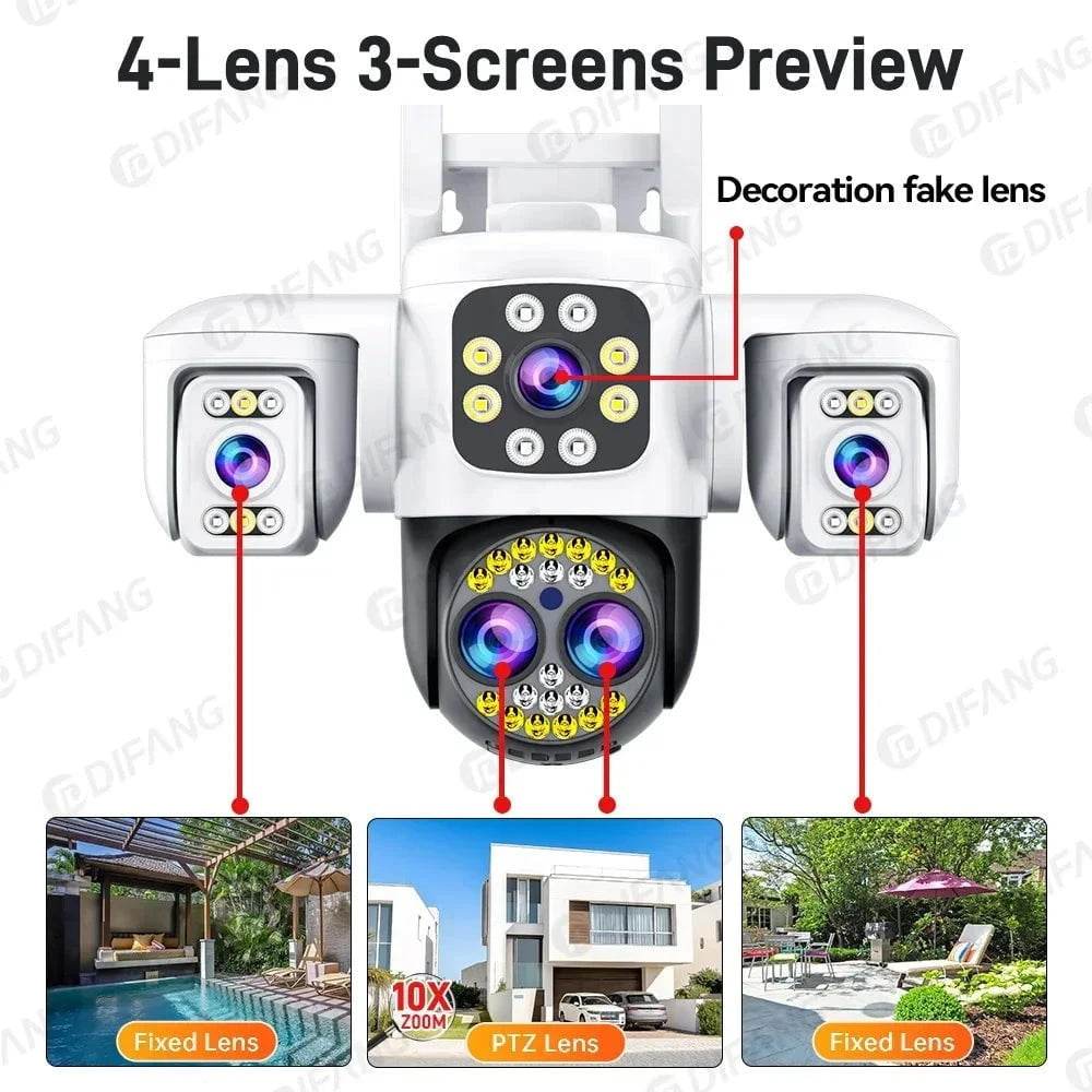 Outdoor 8K 16MP Security Camera with AI & WiFi - Nic's Electronics
