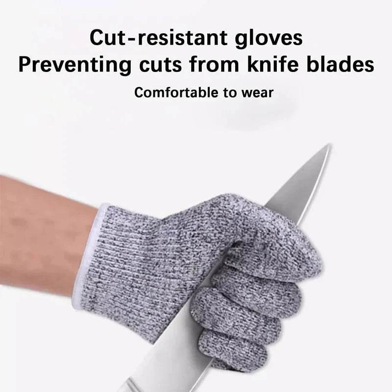 Cut-Resistant Work Gloves with Stainless Steel Mesh - Nic's Electronics