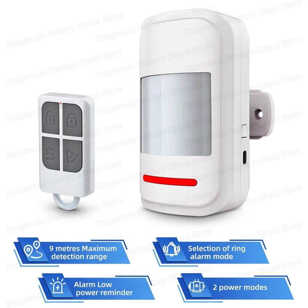 Wireless Motion Sensor Alarm with Remote Control - Nic's Electronics
