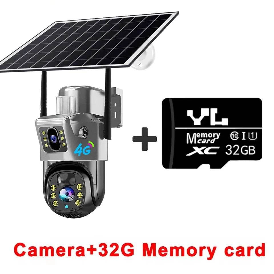 V380 Pro 4G Solar Security Camera with PIR Human Detect - Nic's Electronics