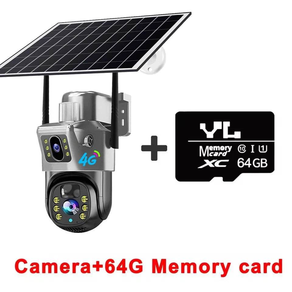 V380 Pro 4G Solar Security Camera with PIR Human Detect - Nic's Electronics