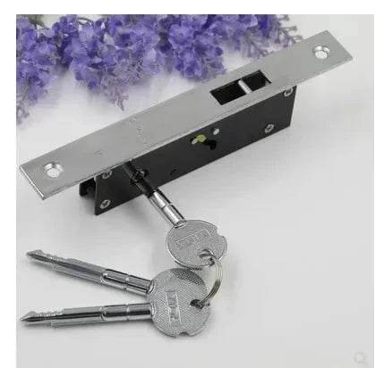 Sliding Door Hook Lock with Cross Keys - Nic's Electronics