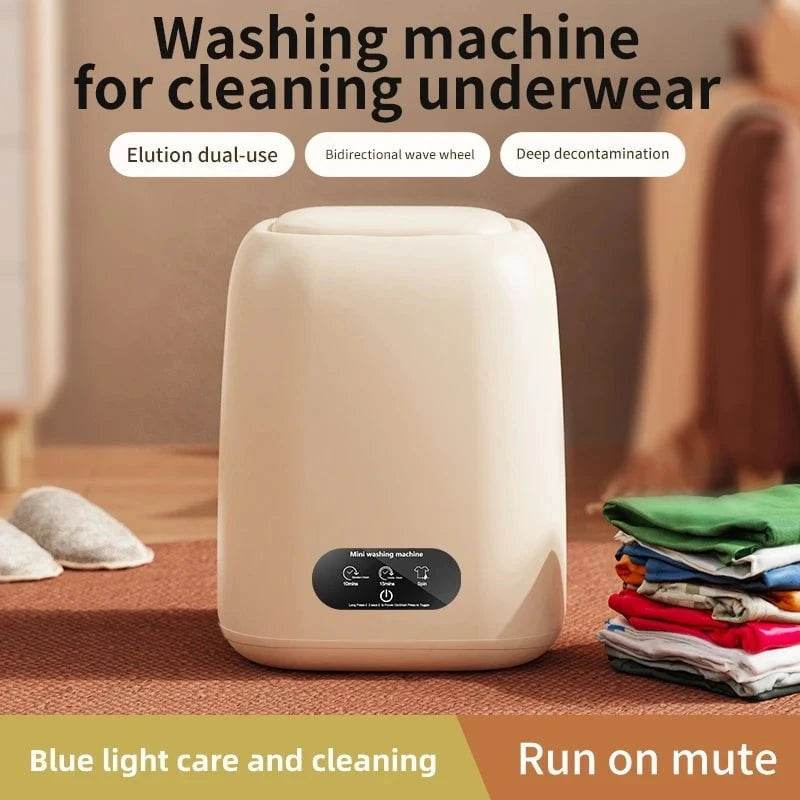 Mini Portable Washing Machine with Spin Dryer - Nic's Electronics