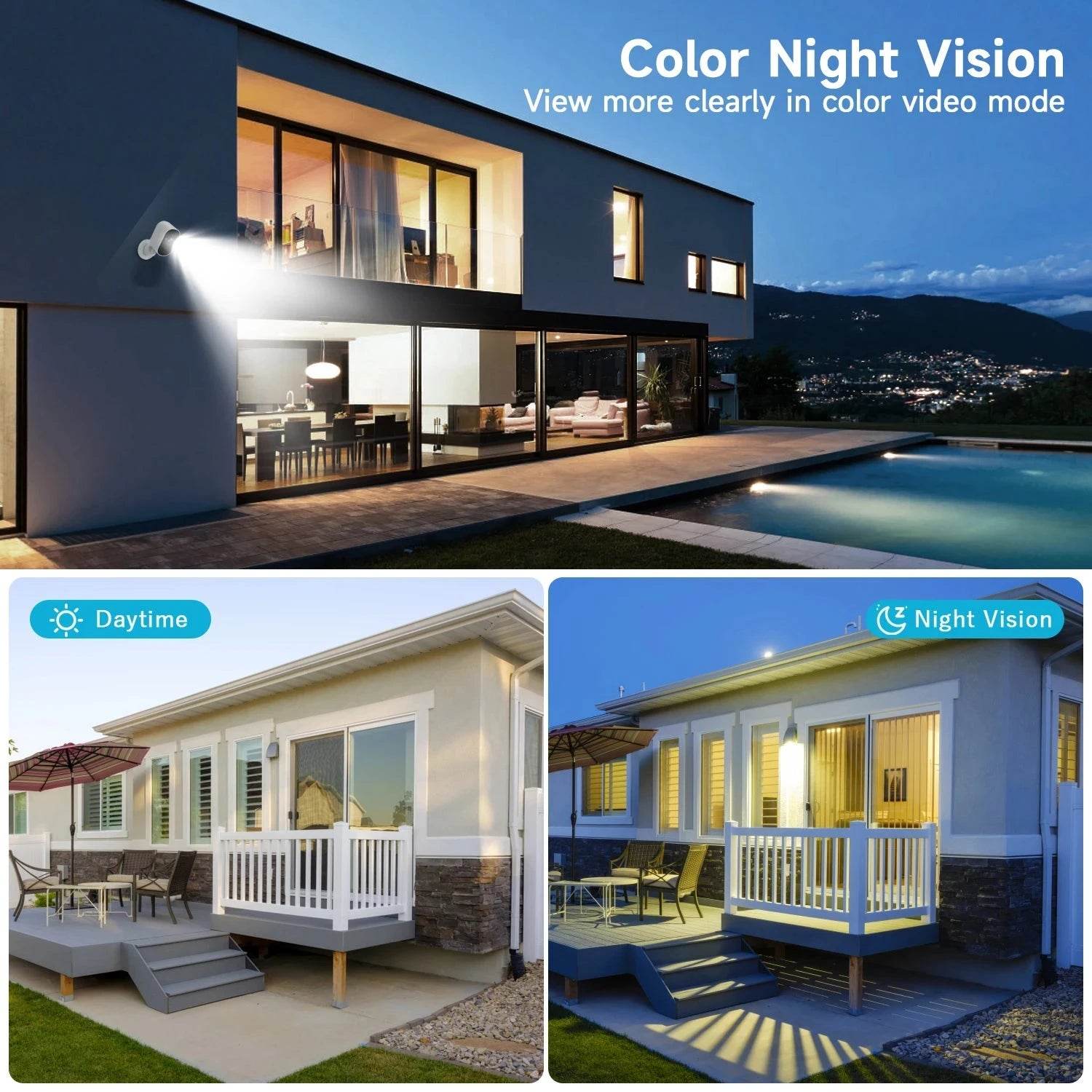 Solar Wireless Security Camera with 1080P & 2-Way Audio - Nic's Electronics
