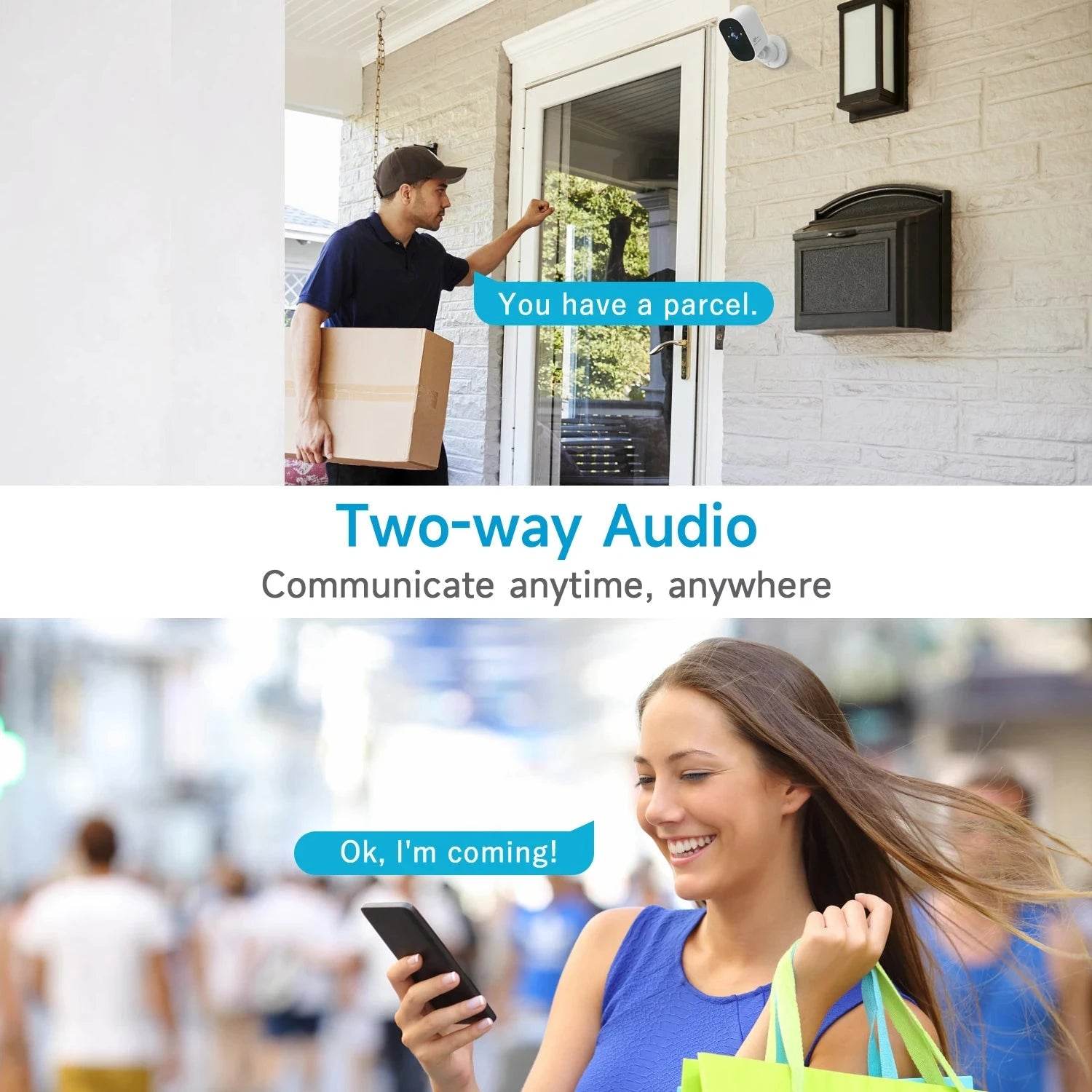 Solar Wireless Security Camera with 1080P & 2-Way Audio - Nic's Electronics