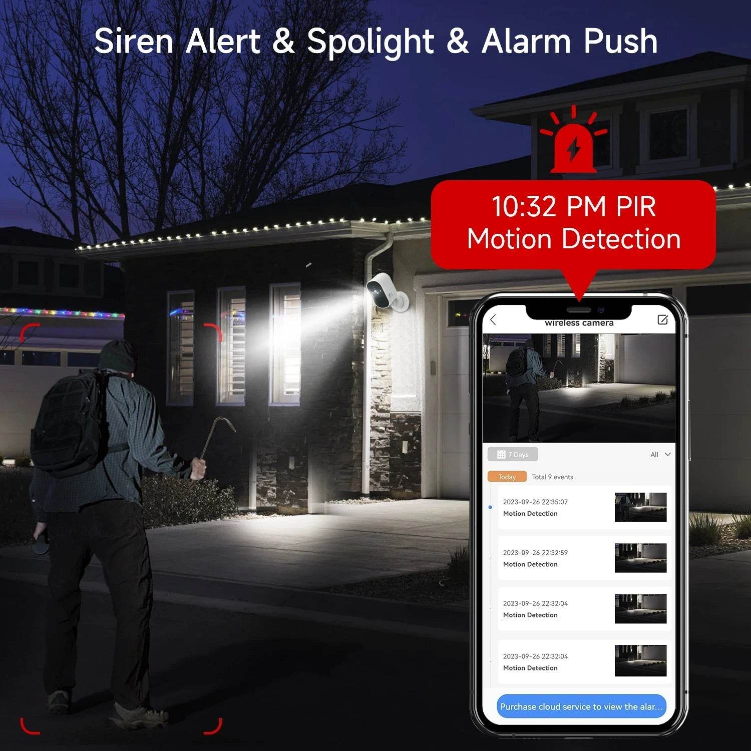 Solar Wireless Security Camera with 1080P & 2-Way Audio - Nic's Electronics