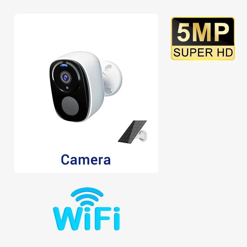 Wireless Outdoor Camera with 5MP and PIR Alarm - Nic's Electronics