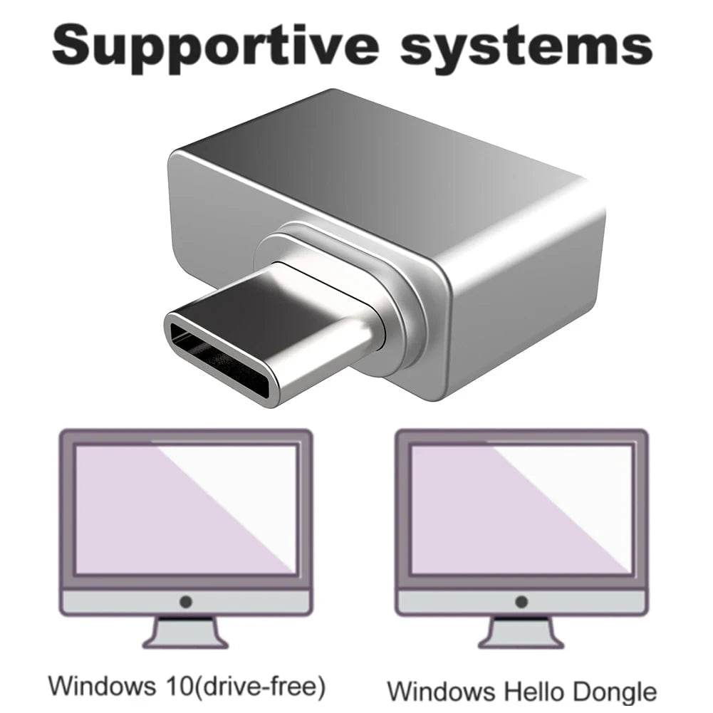 USB/Type-C Biometric Fingerprint Scanner for PC - Nic's Electronics