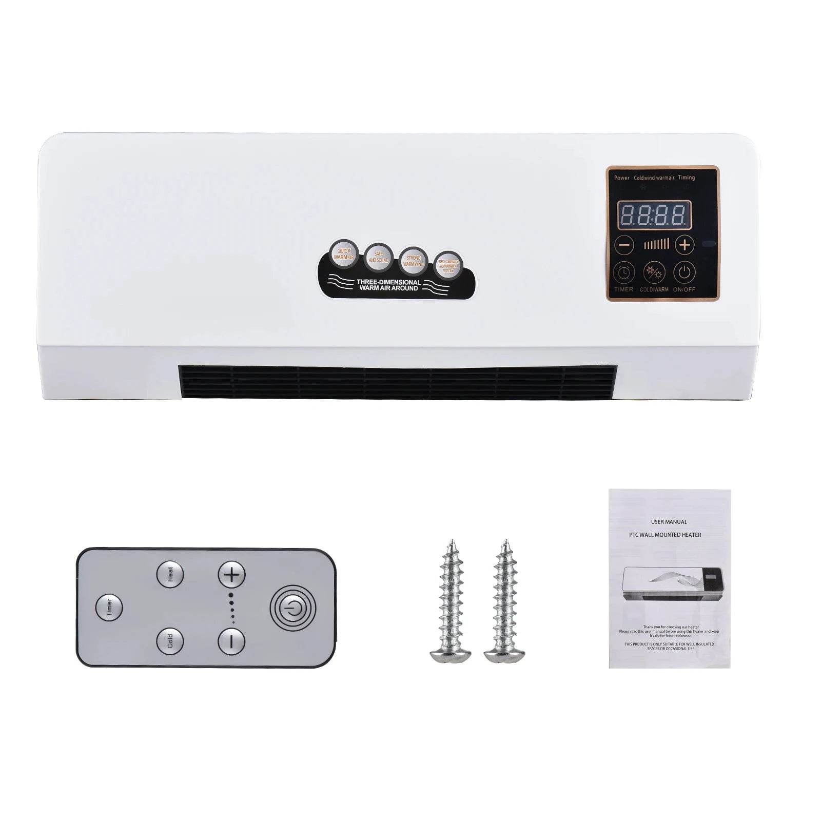 2-in-1 Portable AC & Heater with Remote Control - Nic's Electronics