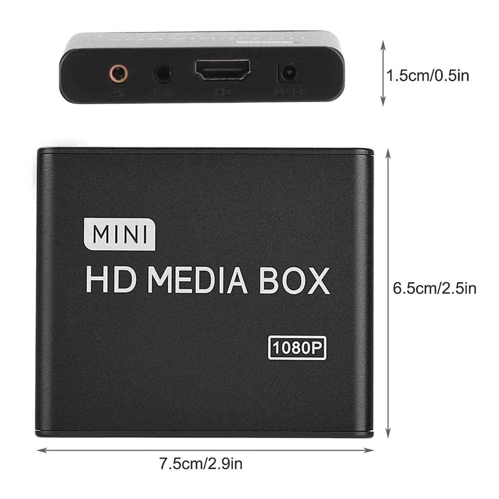 1080P Full HD Mini Media Player Box - Nic's Electronics