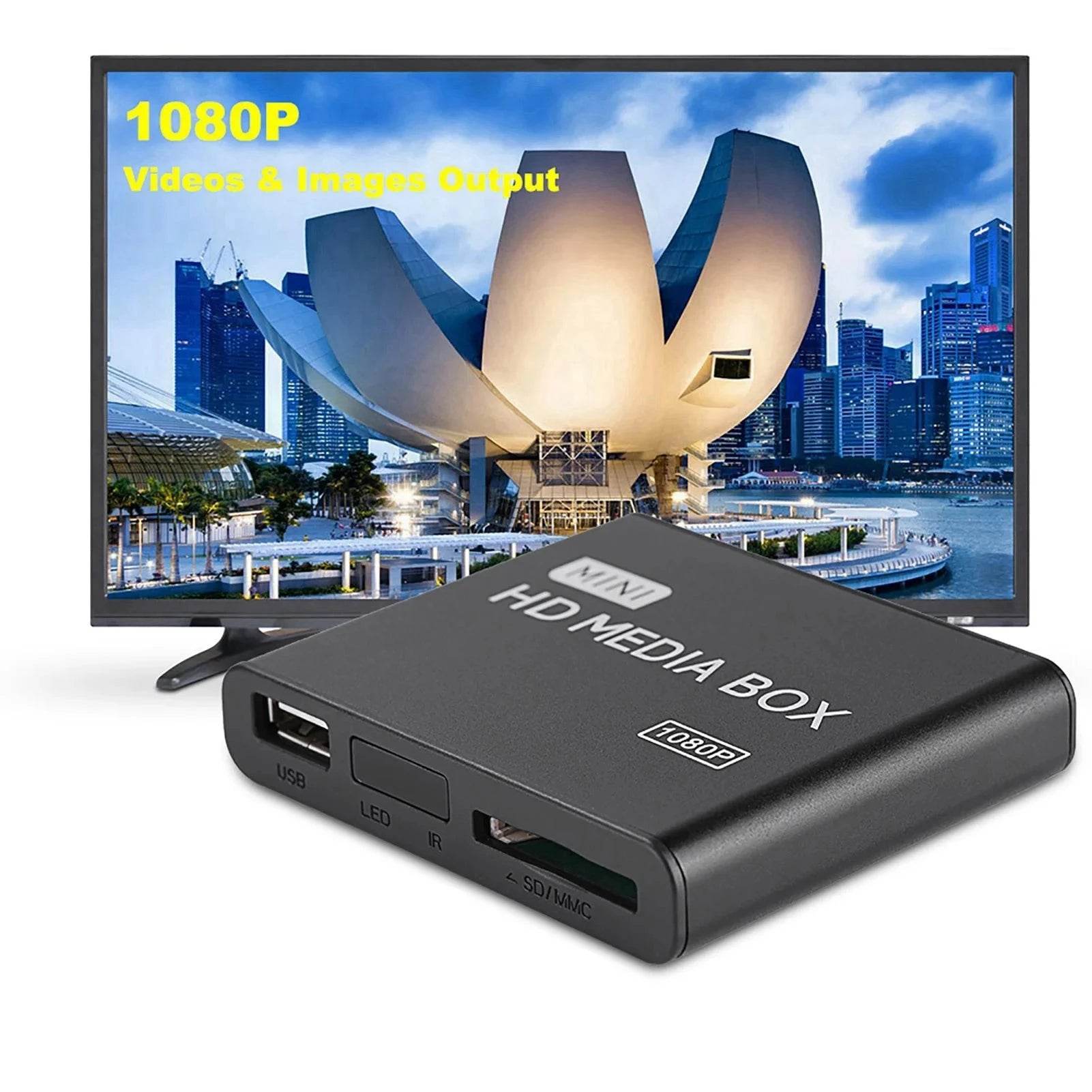 1080P Full HD Mini Media Player Box - Nic's Electronics