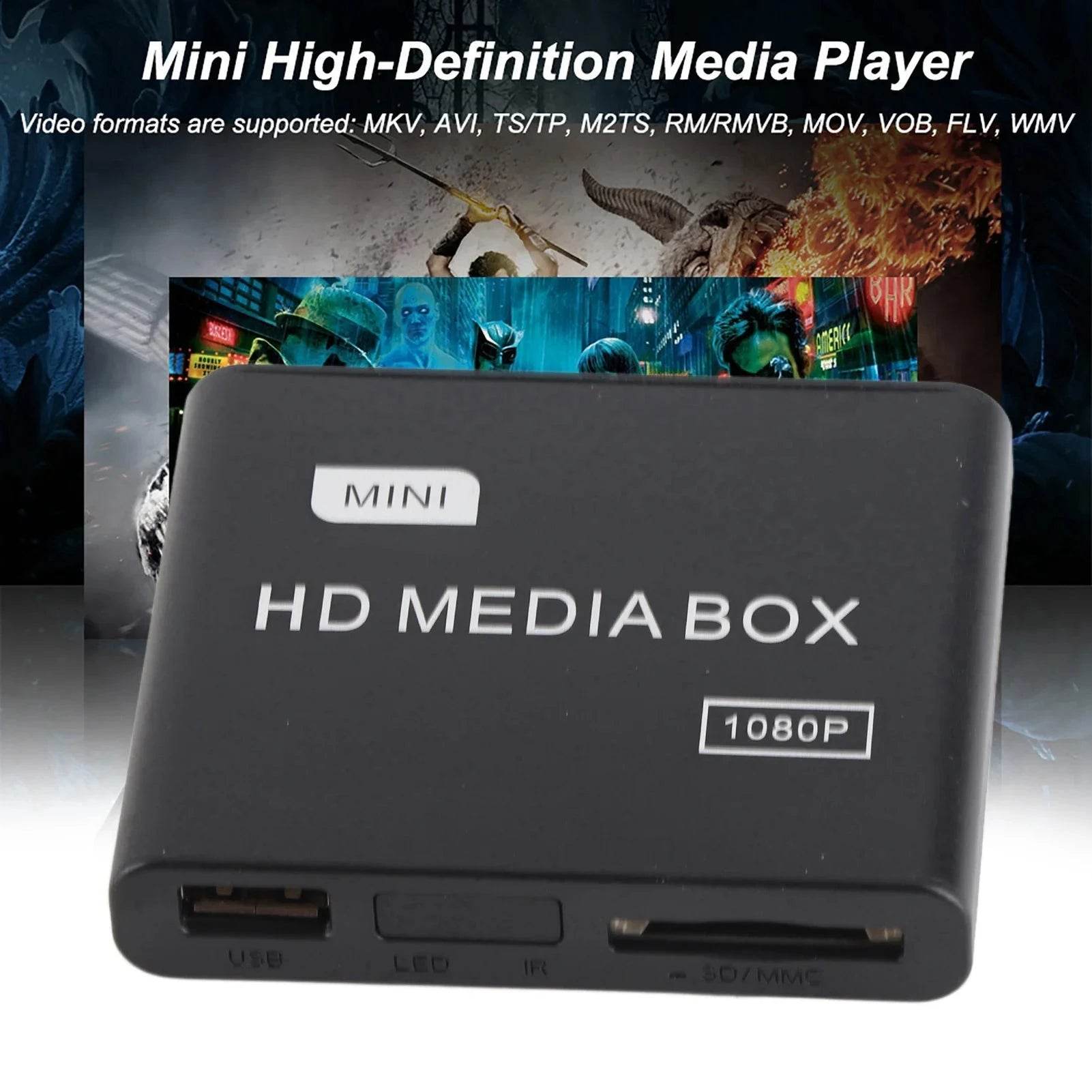 1080P Full HD Mini Media Player Box - Nic's Electronics