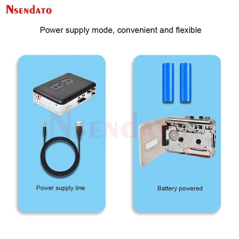 USB Cassette to MP3 Converter with Recorder - Nic's Electronics
