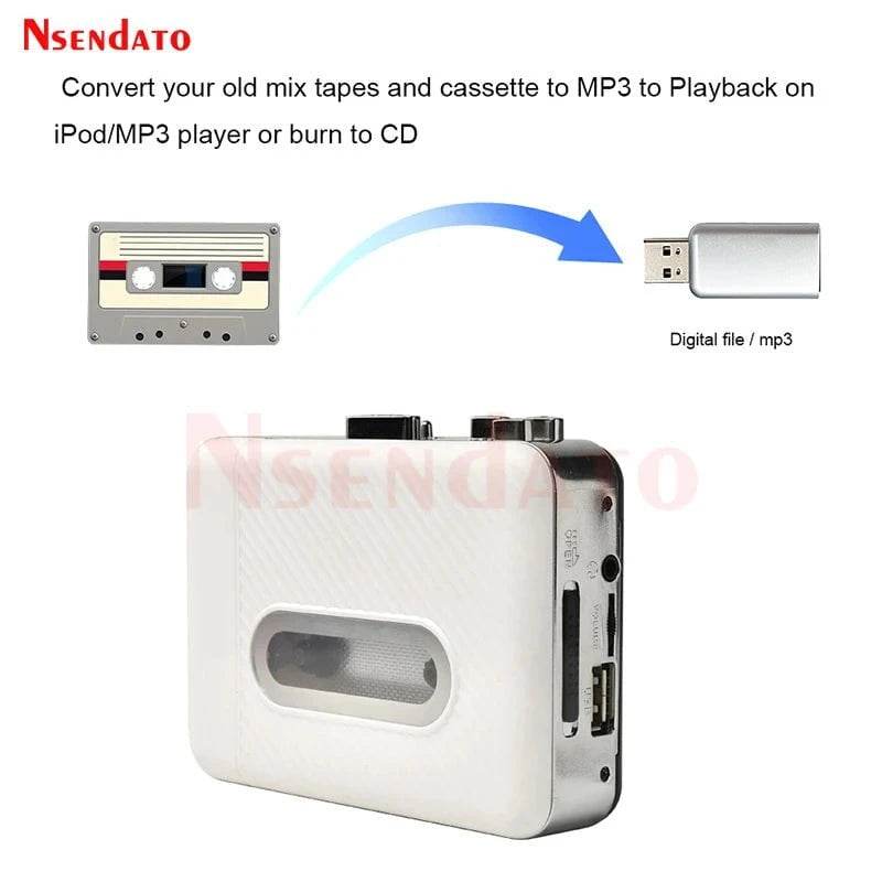 USB Cassette to MP3 Converter with Recorder - Nic's Electronics