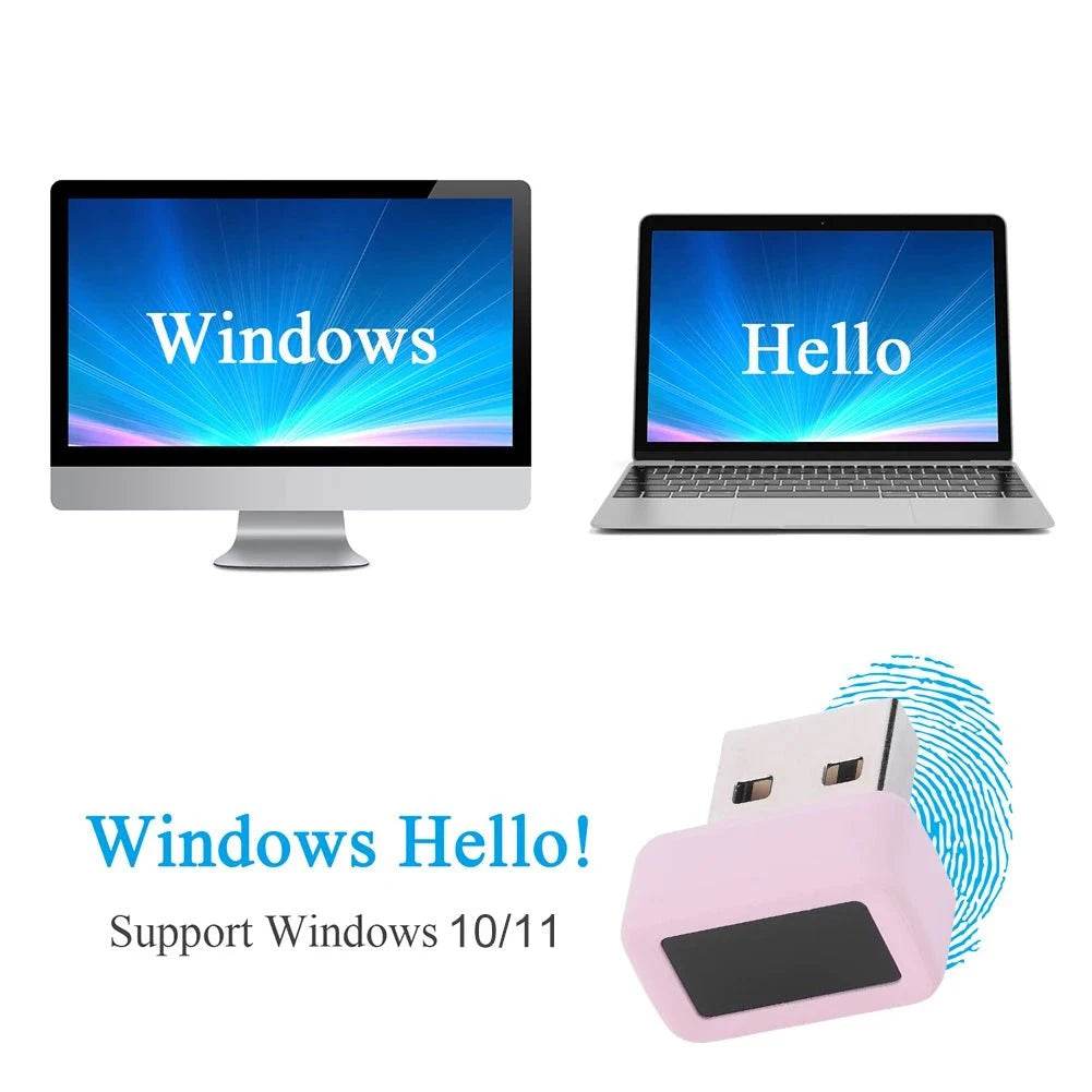 USB Fingerprint Scanner with Windows Hello & FIDO U2F - Nic's Electronics