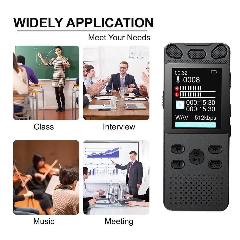 WAV Voice-Activated Dictaphone & MP3 Player - Nic's Electronics