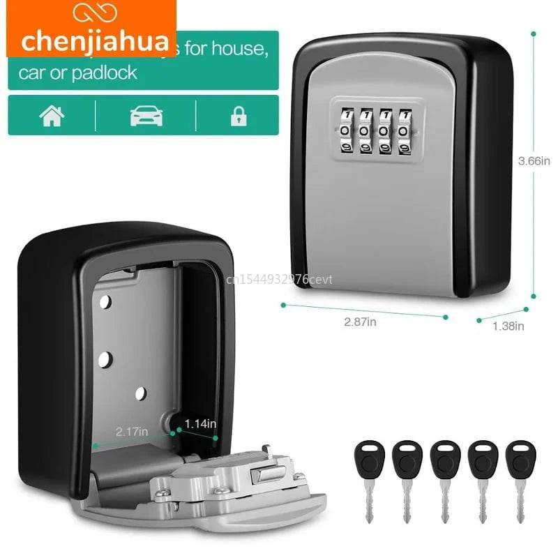 Keyless Wall Mount Lock Box for Home & Security - Nic's Electronics