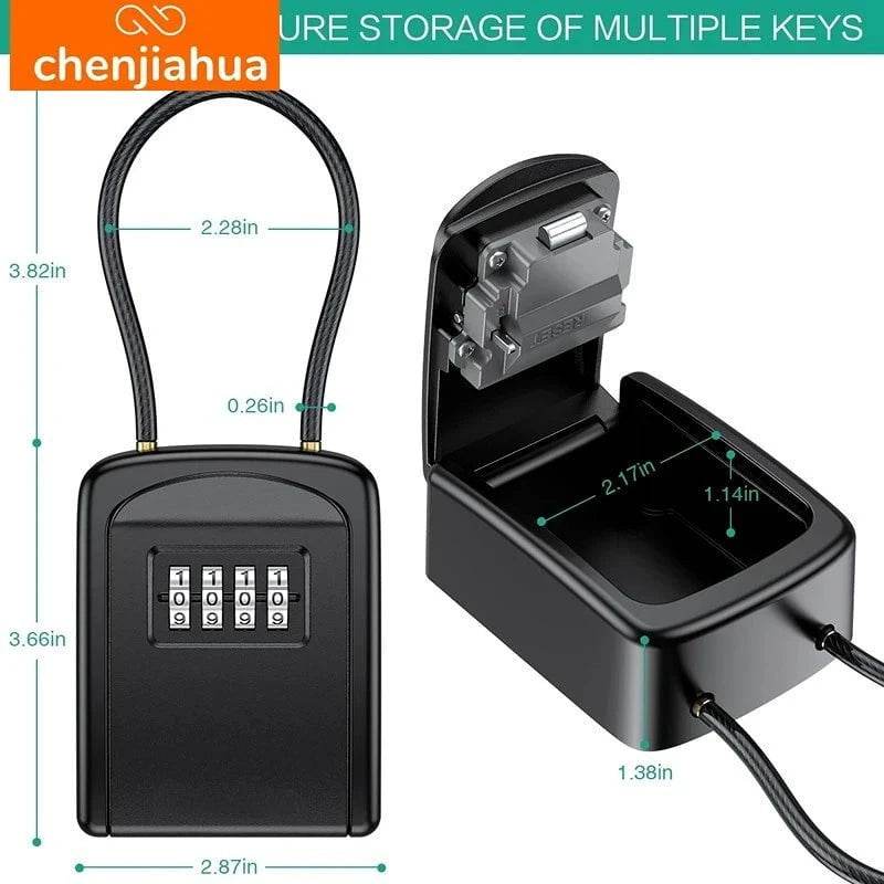 Keyless Wall Mount Lock Box for Home & Security - Nic's Electronics