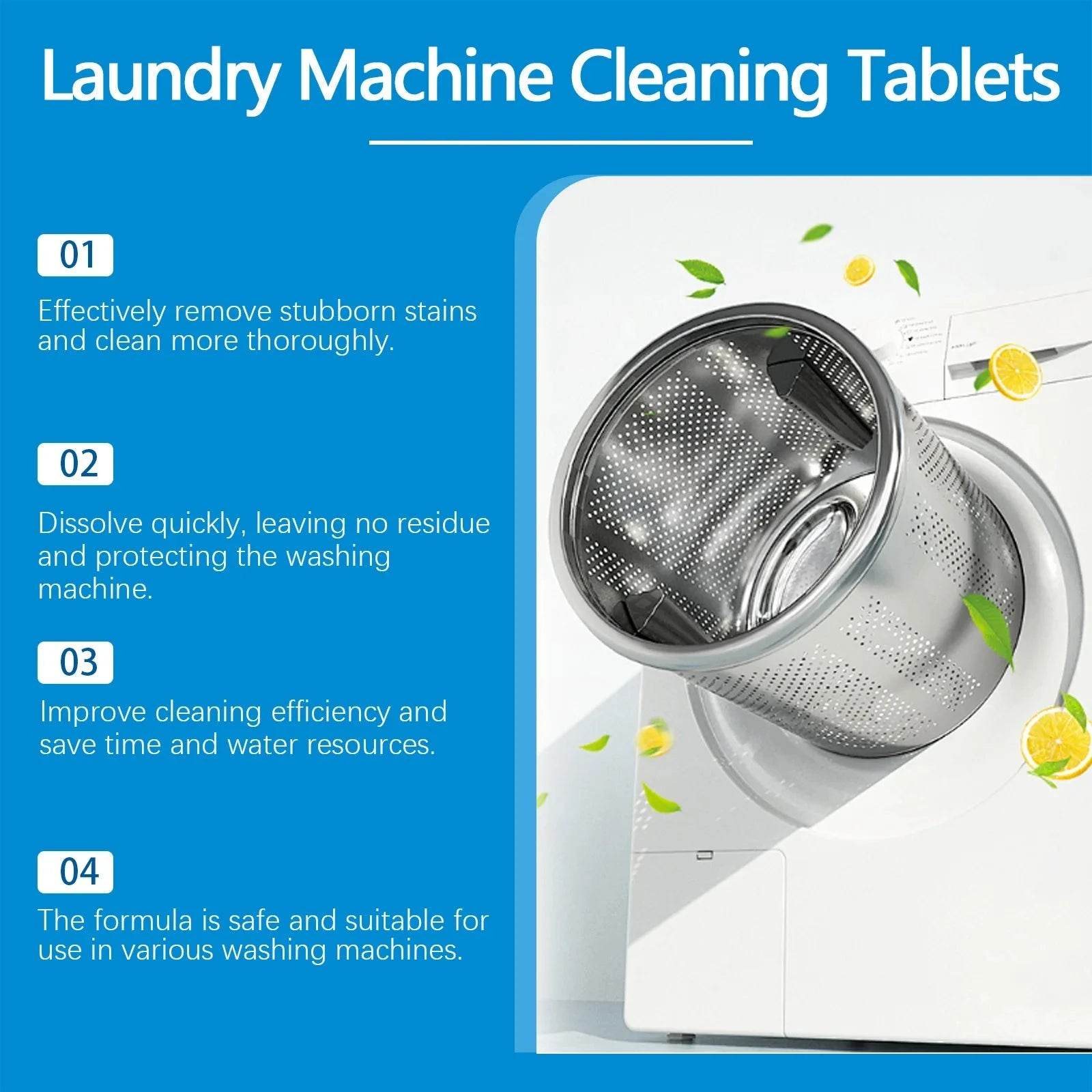 Deep Cleaning Laundry Machine Descaler - Nic's Electronics