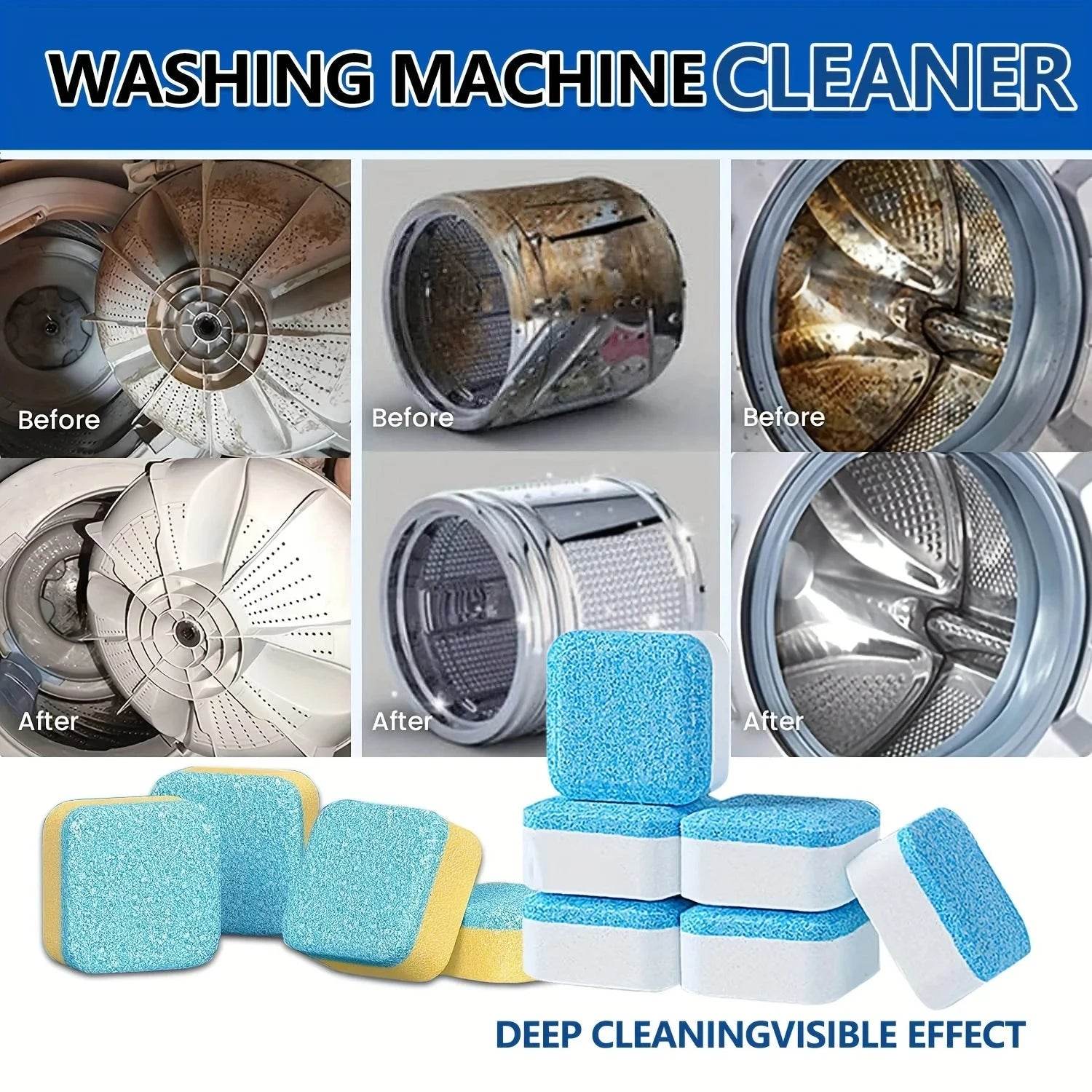 Washing Machine Cleaner Tablets for Deep Cleaning - Nic's Electronics