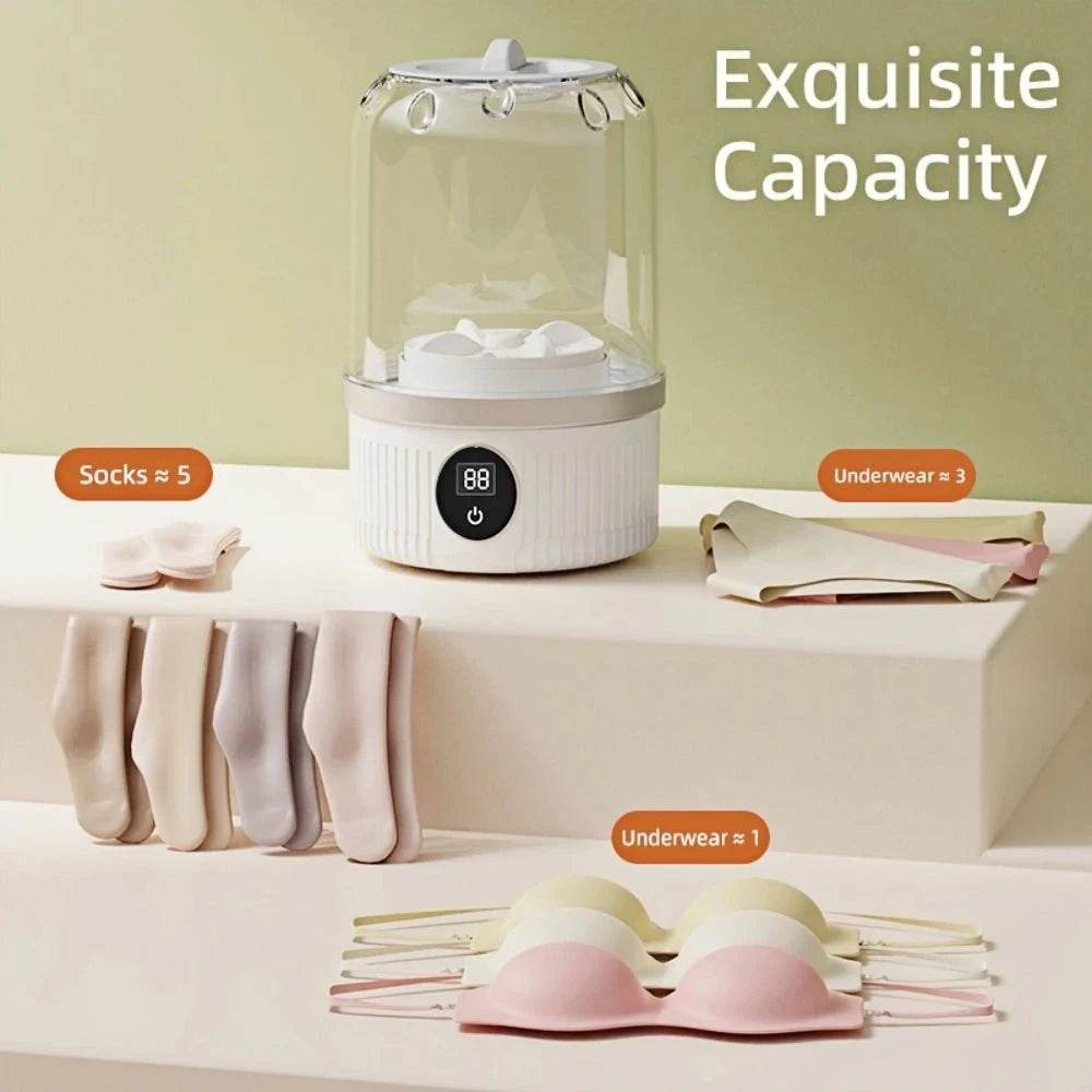 Wireless Mini Washing Cup for Underwear & Socks - Nic's Electronics