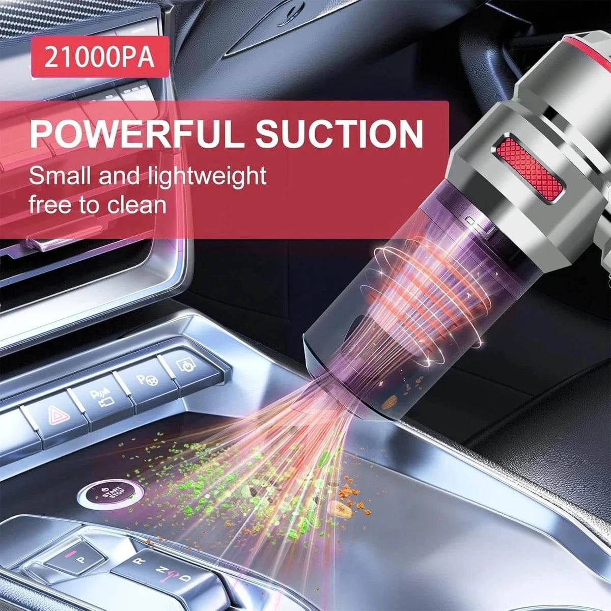 Portable Car Vacuum with High Suction & Blower - Nic's Electronics