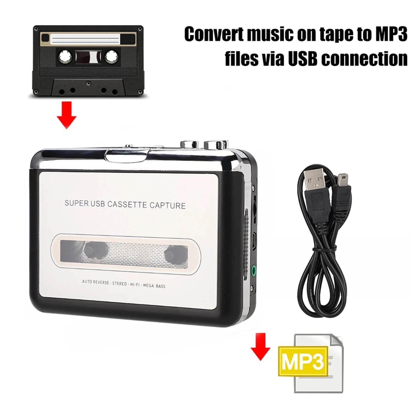 Portable Audio Music Player - Capture Tapes to MP3 - Nic's Electronics